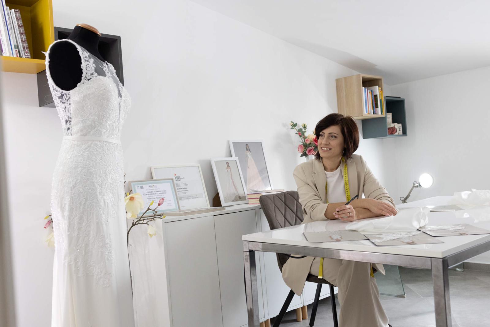 Valentina Malappione, bridal designer: dal disegno perfetto per te a creazioni esclusive